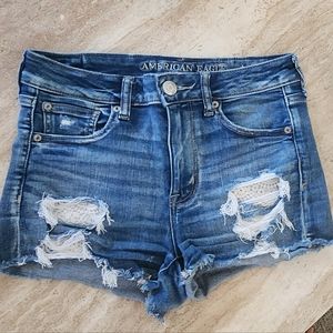 American Eagle Next Level Stretch Denim Shorts Size 4